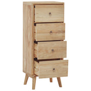 Cómoda de madera maciza de teca 40x30x100 cm - Vetonek