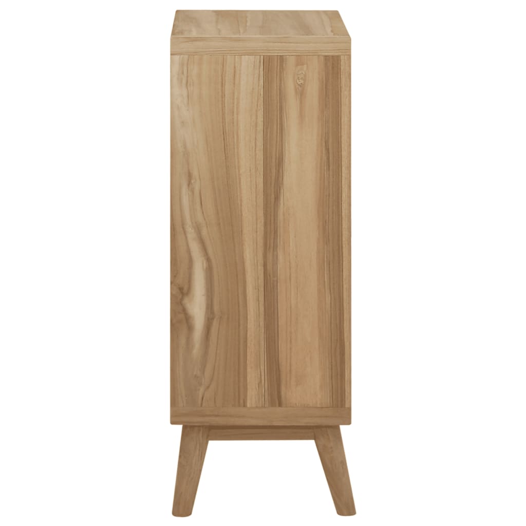 Cómoda de madera maciza de teca 56x30x80 cm v8961 - Vetonek