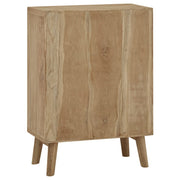 Cómoda de madera maciza de teca 56x30x80 cm v8961 - Vetonek