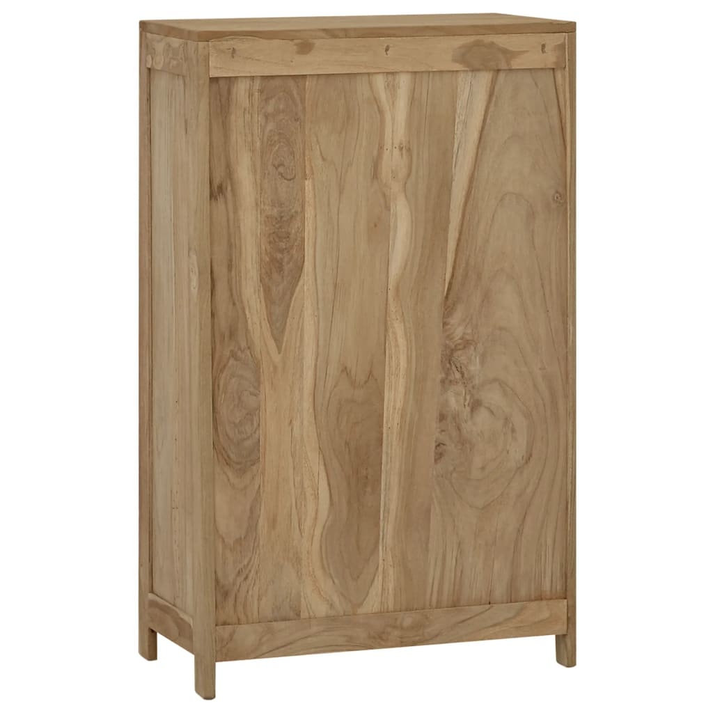 Cómoda de madera maciza de teca 55x30x90 cm - Vetonek