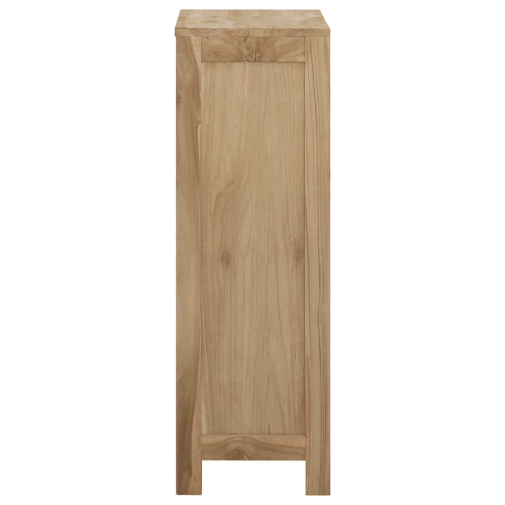 Cómoda de madera maciza de teca 55x30x90 cm - Vetonek