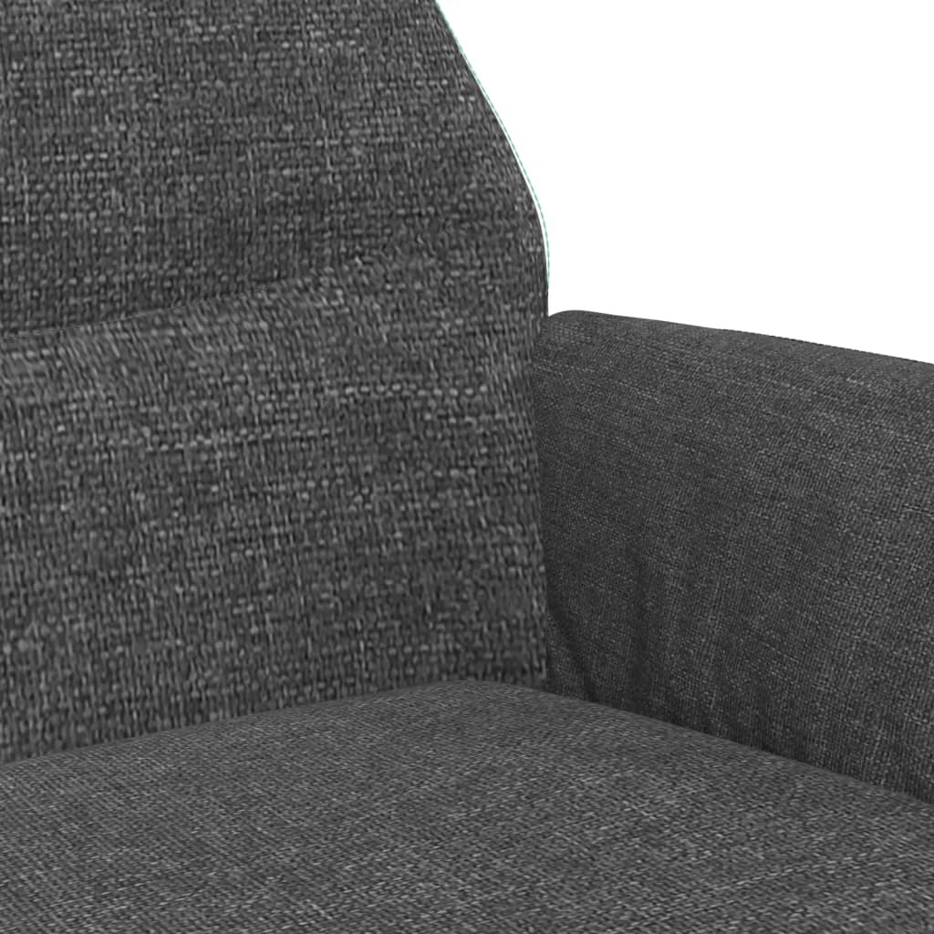 Sillón de relax de tela gris oscuro vidaXL