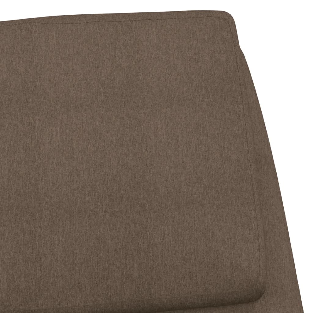 Sillón de relax de tela gris taupe vidaXL