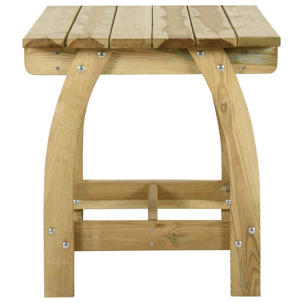 Impregnated pine garden table 110x74x75 cm