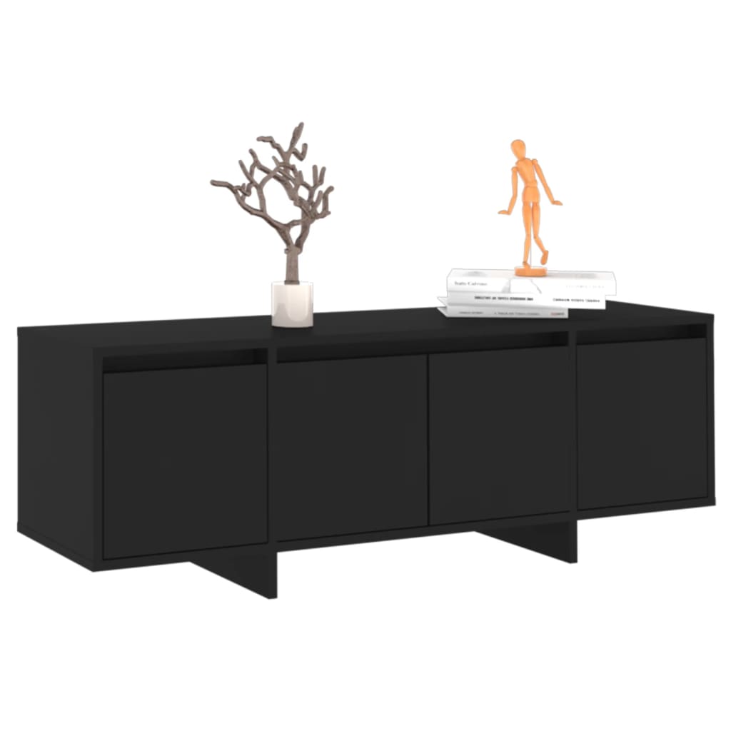 Mueble para TV madera negro 120x30x40,5 cm vidaXL