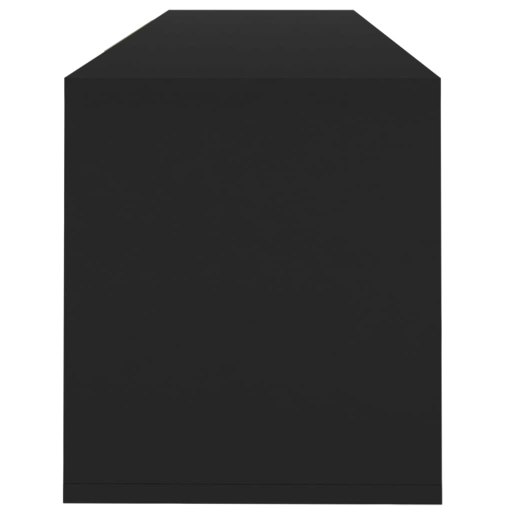 Mueble para TV madera negro 120x30x40,5 cm vidaXL