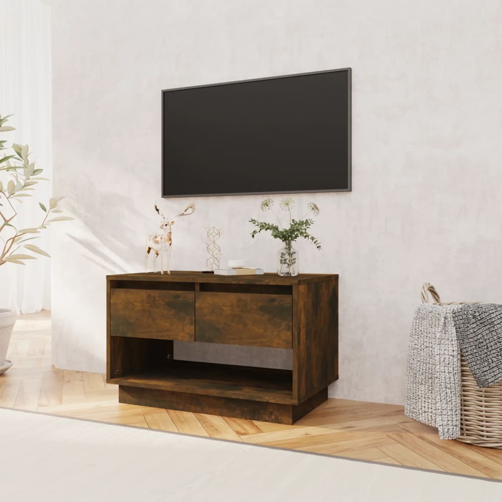 TV furniture engineering wood Ahumado oak 70x41x44 cm