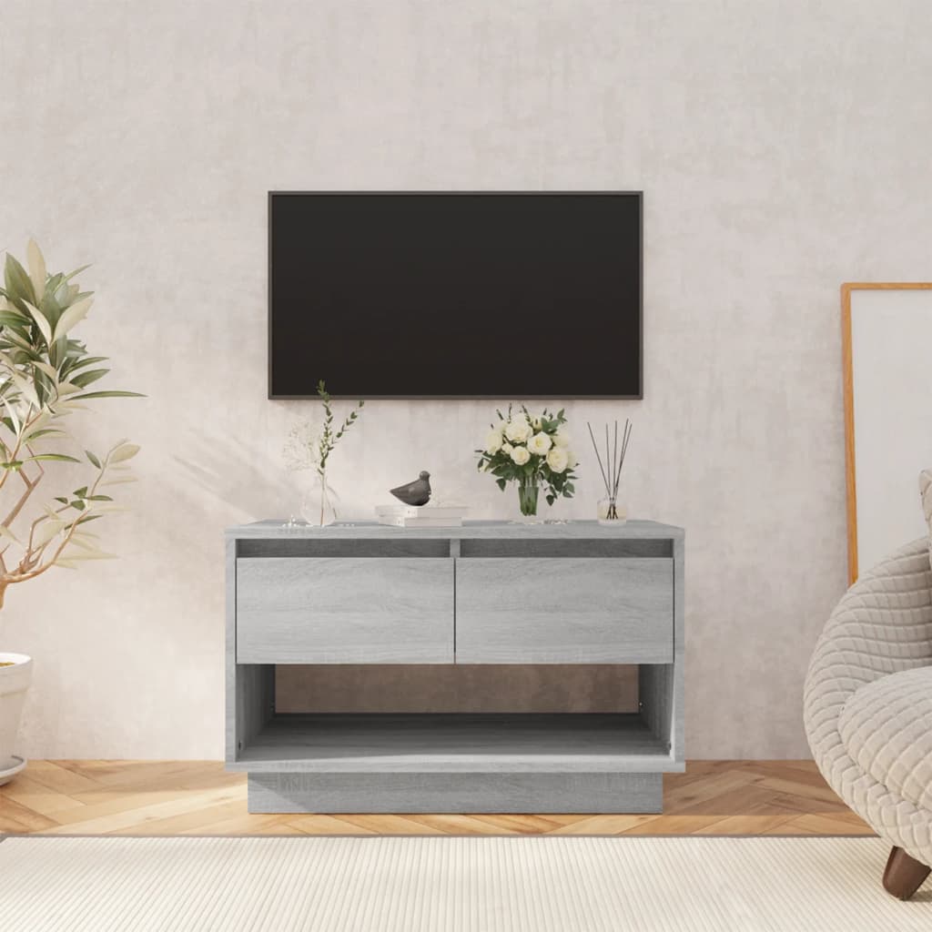 Vetonek Mueble de TV madera de ingeniería gris Sonoma 70x41x44 cm