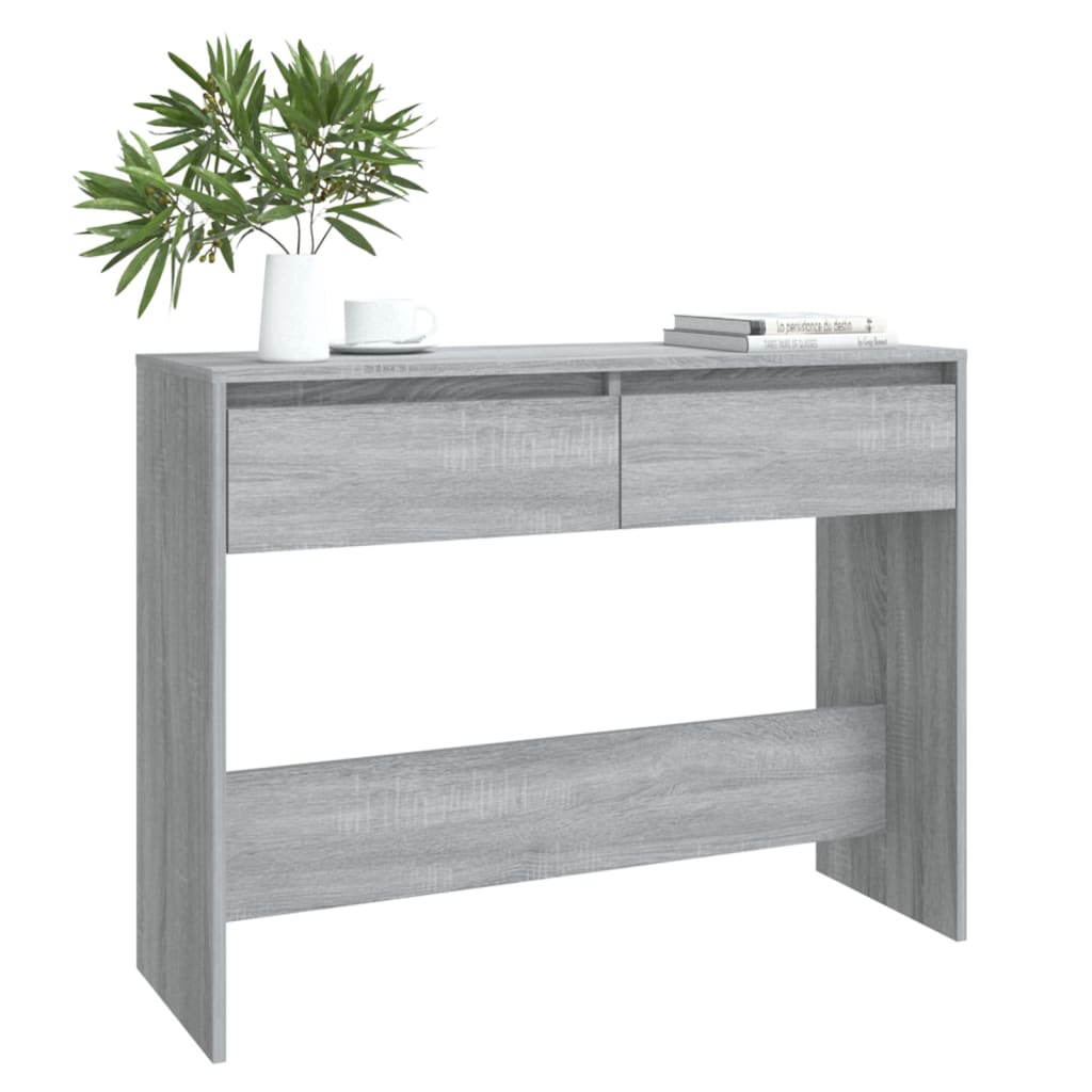 Sonoma Gray Engineering Wood console 100x35x76.5 cm