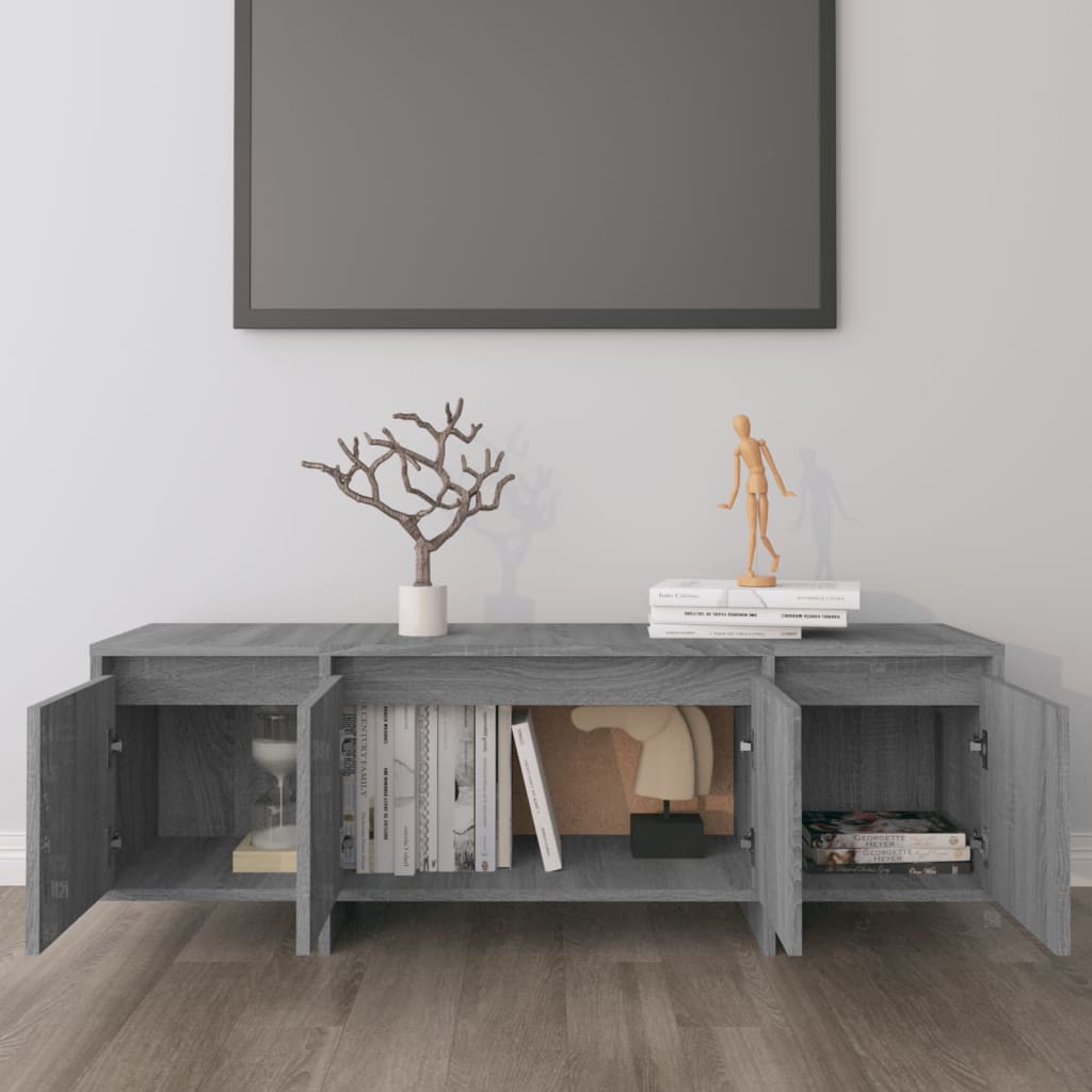 Sonoma Grey Wood TV Furniture 120x30x40,5 cm