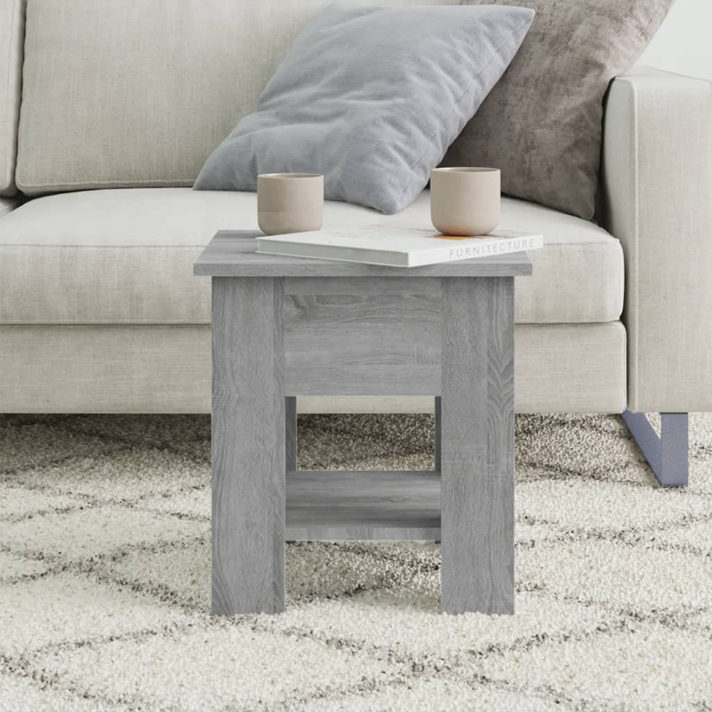 Sonoma Gray Engineering Wood Center Table 40x40x42 cm