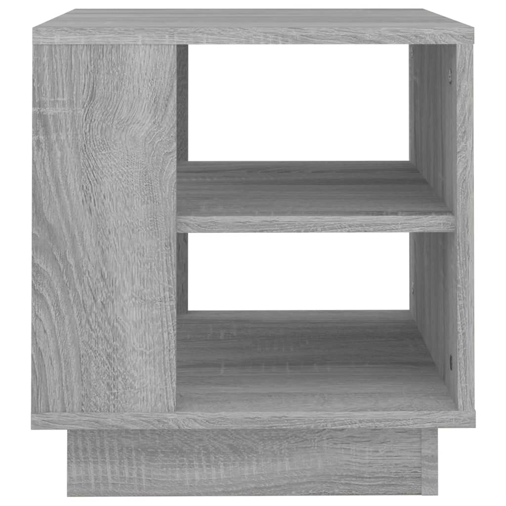 Mesa de centro madera de ingeniería gris Sonoma 40x40x43 cm vidaXL