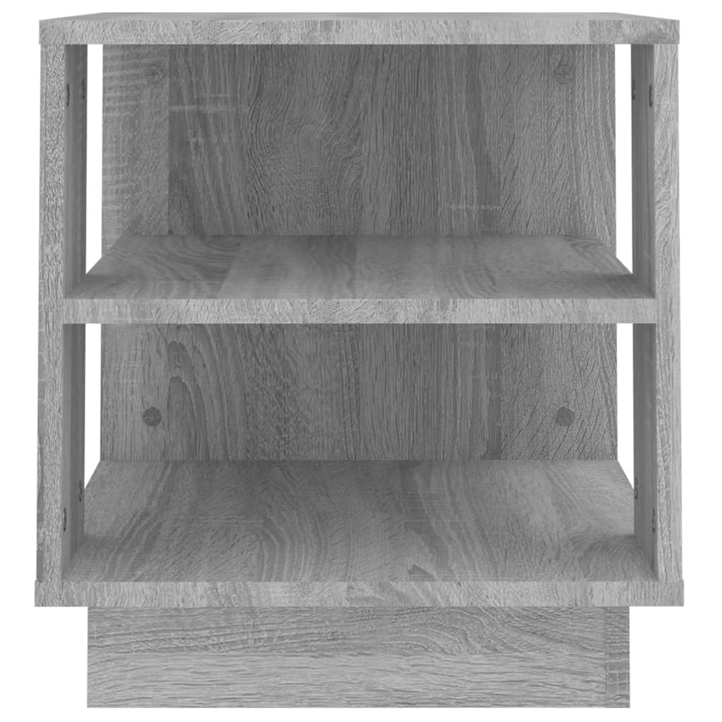 Mesa de centro madera de ingeniería gris Sonoma 40x40x43 cm vidaXL