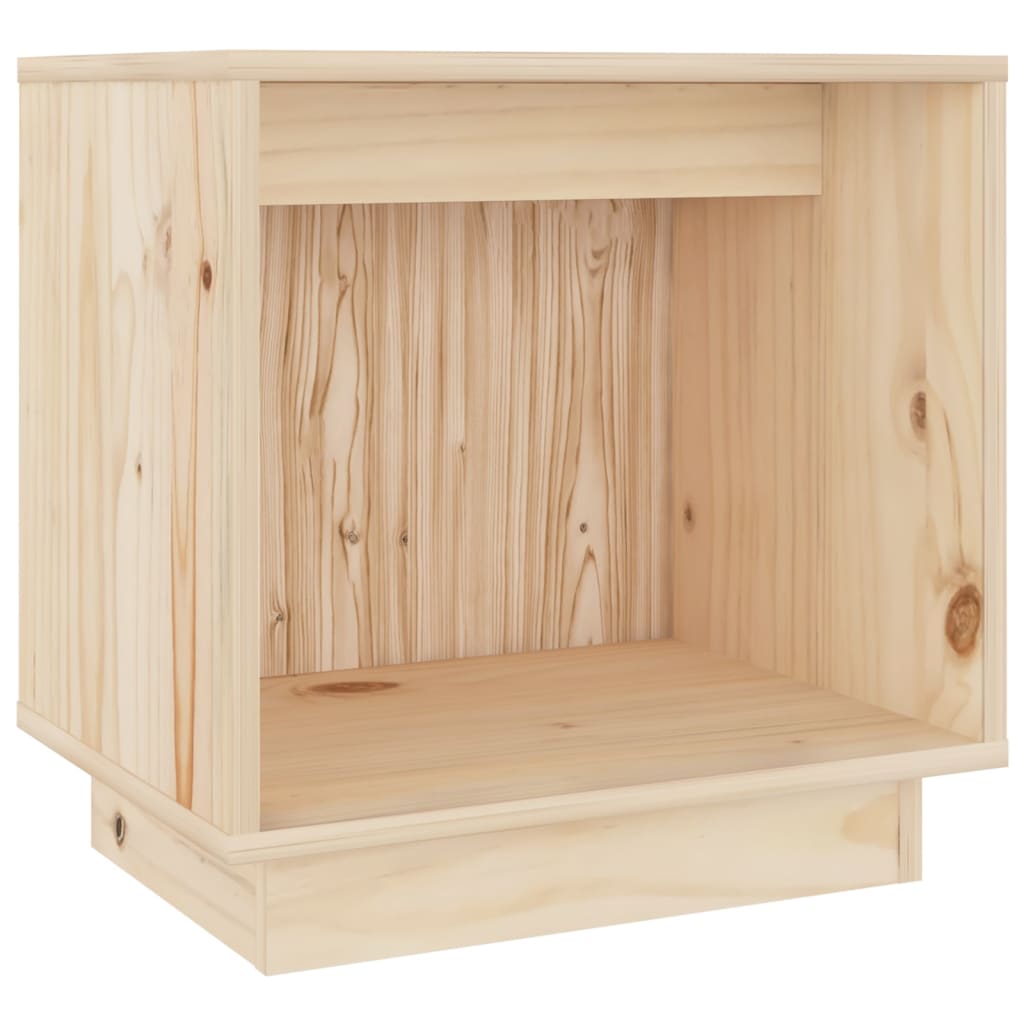 Mesita de noche de madera maciza de pino 40x30x40 cm vidaXL