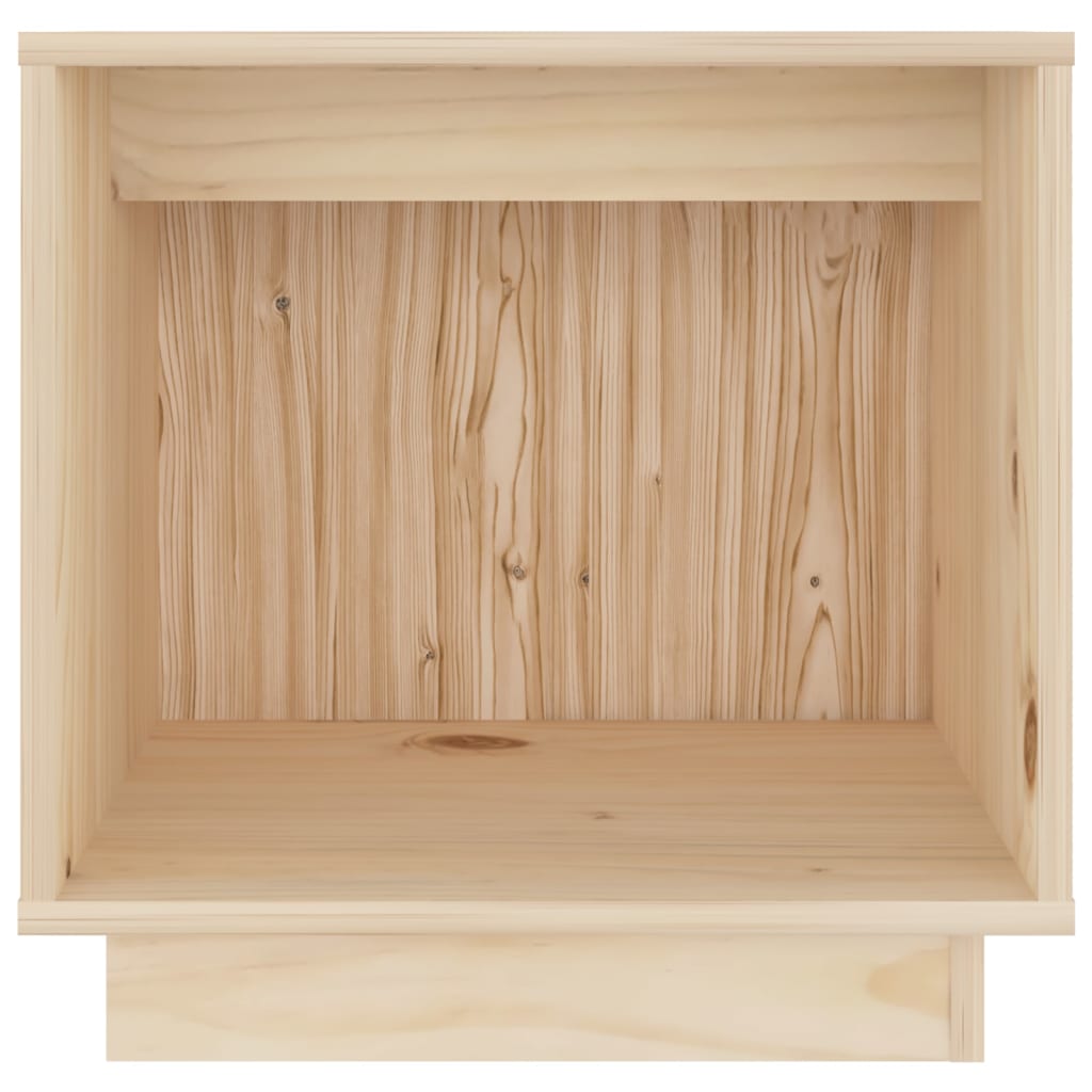 Mesita de noche de madera maciza de pino 40x30x40 cm vidaXL