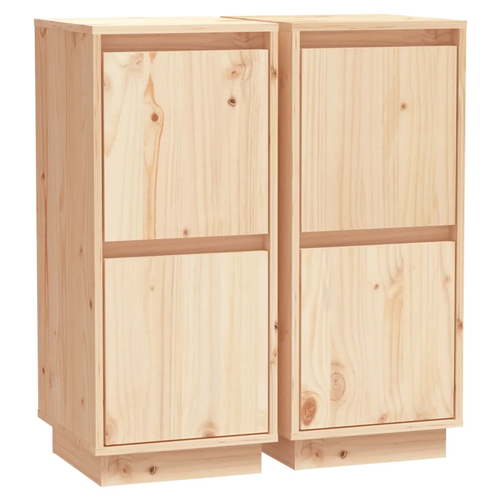 Aparador 2 UDS Maciza Wood Pin 31.5x34x75 cm