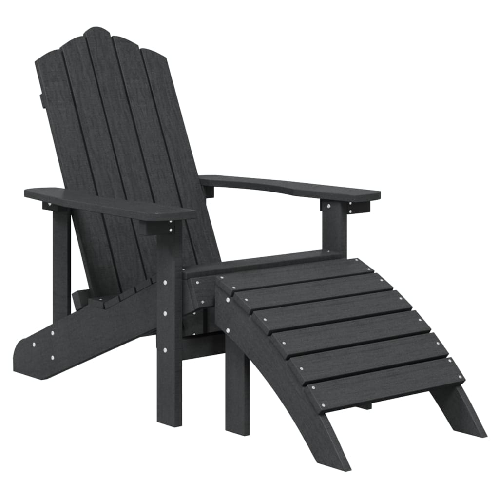 Adirondack garden chairs with rest