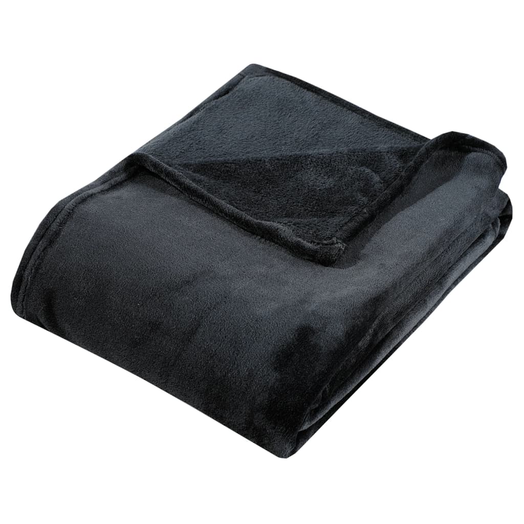 Schwarzer Polyester Manta 130x170 cm