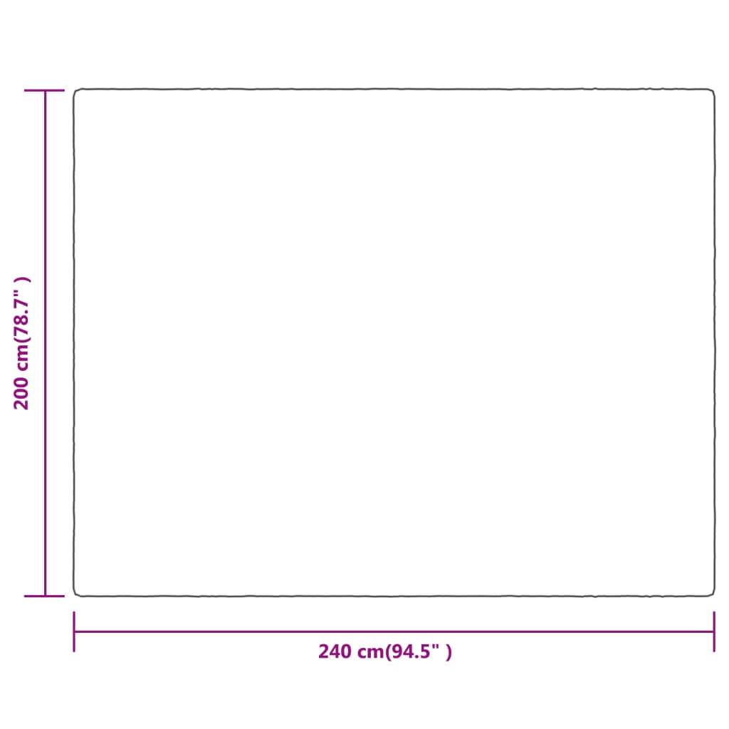 Couverture polyester couleur désert 200x240 cm v0336 - Vetonek