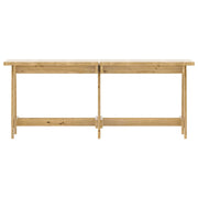 Juego de comedor de jardín 6 piezas madera de pino impregnada  V3115 Vetonek