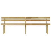 Juego de comedor de jardín 6 piezas madera de pino impregnada  V3115 Vetonek