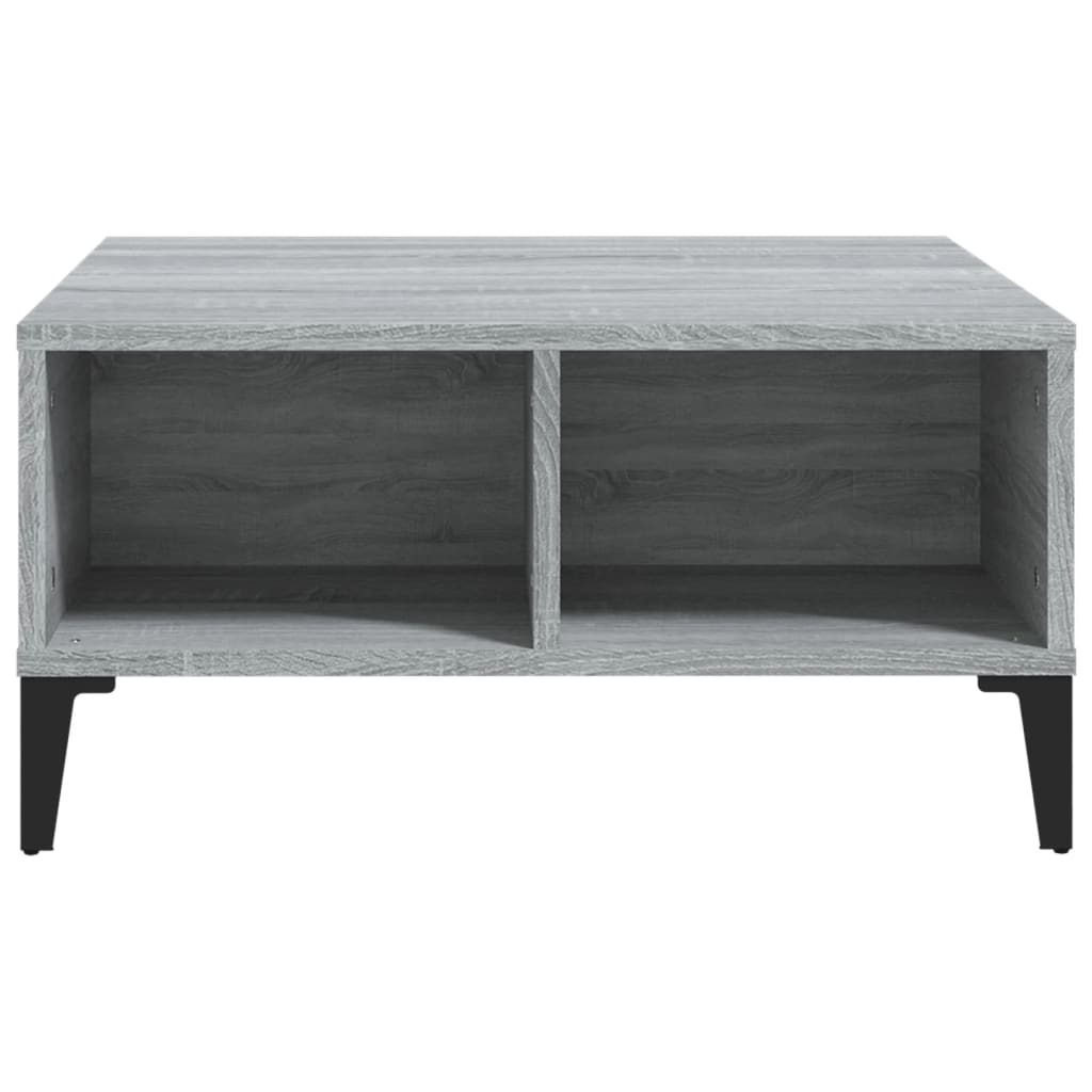 Sonoma 60x60x30 cm Gray Engineering Wood Center Table