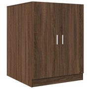 Brown oak washing machine cabinet 71x71.5x91.5 cm V5454 Vetonek