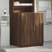 Brown oak washing machine cabinet 71x71.5x91.5 cm V5454 Vetonek