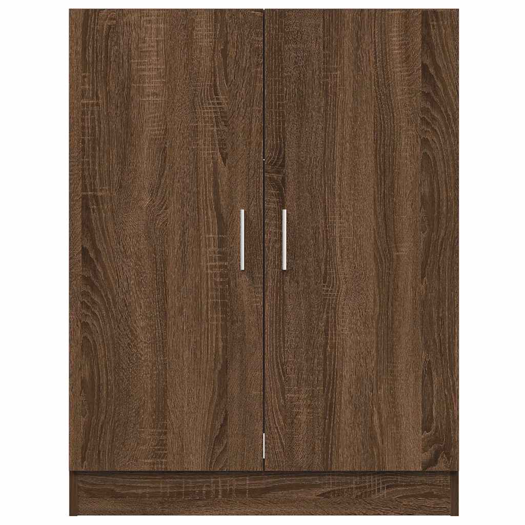 Brown oak washing machine cabinet 71x71.5x91.5 cm V5454 Vetonek