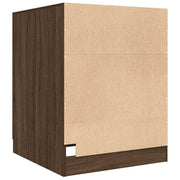 Brown oak washing machine cabinet 71x71.5x91.5 cm V5454 Vetonek