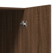 Brown oak washing machine cabinet 71x71.5x91.5 cm V5454 Vetonek