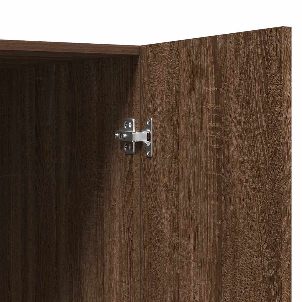 Brown oak washing machine cabinet 71x71.5x91.5 cm V5454 Vetonek