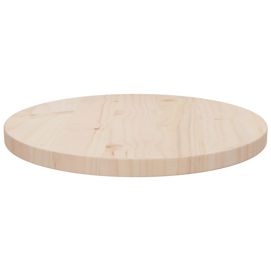 Superficie de mesa madera maciza de pino Ø40x2,5 cm vidaXL