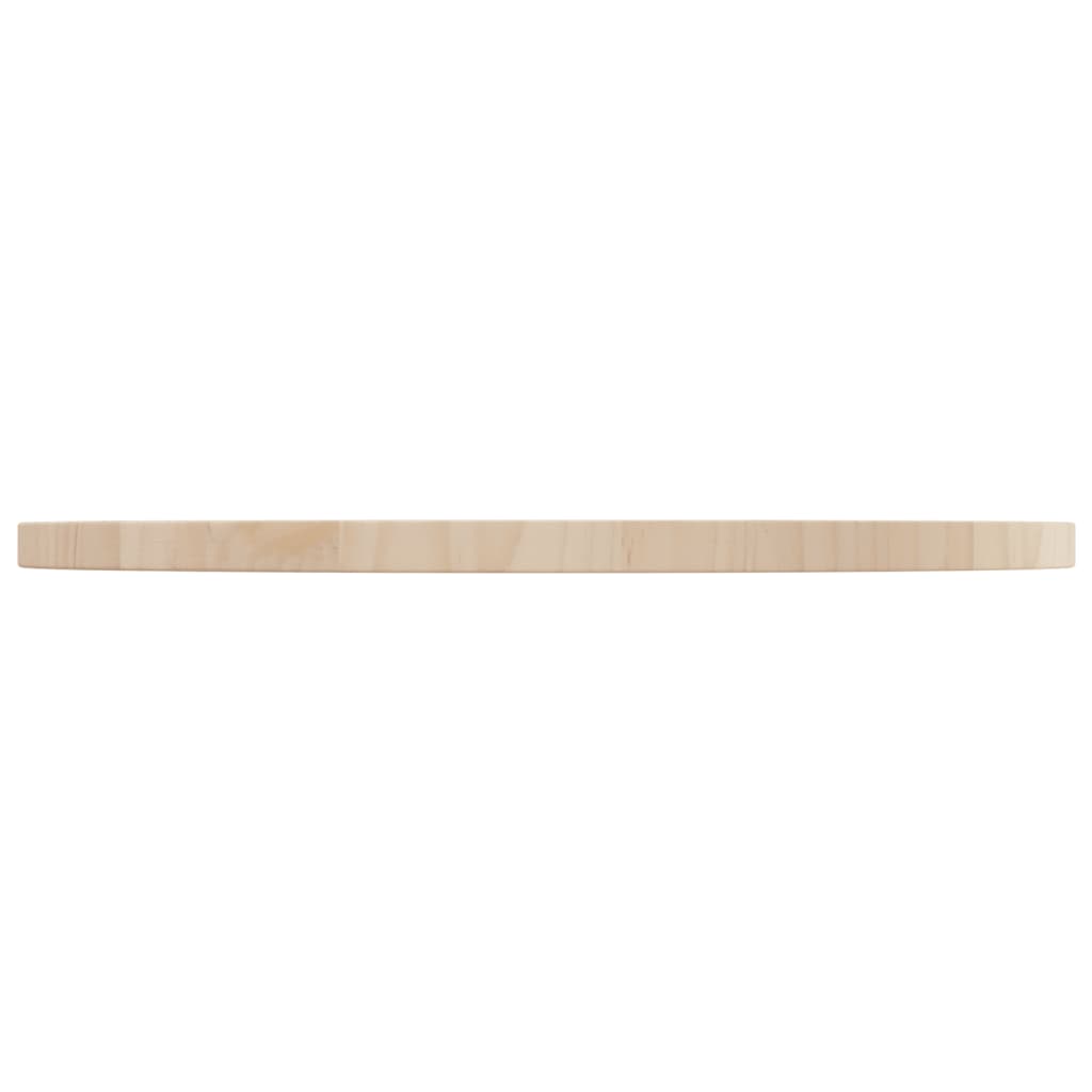 Superficie de mesa madera maciza de pino Ø60x2,5 cm vidaXL