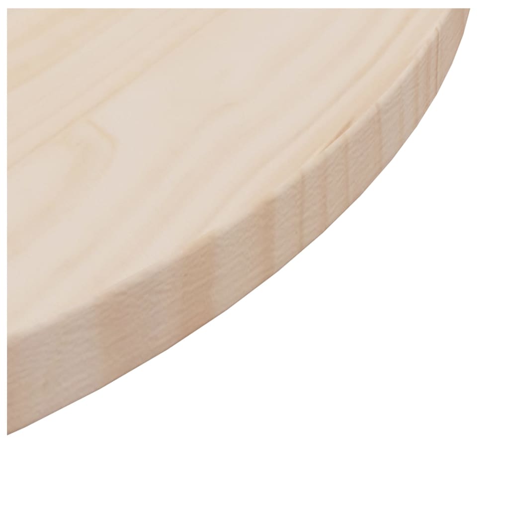 Superficie de mesa madera maciza de pino Ø60x2,5 cm vidaXL