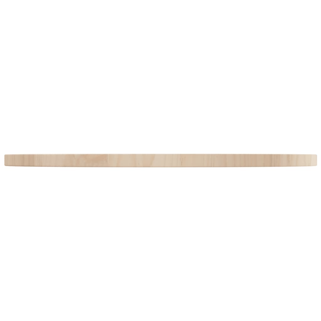 Superficie de mesa madera maciza de pino Ø70x2,5 cm - Vetonek