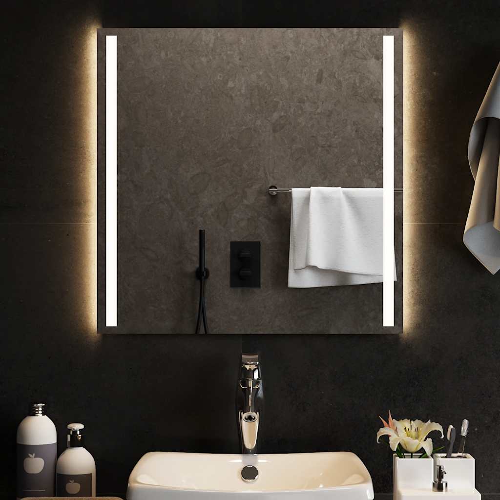 Vetonek Espejo de baño con LED 60x60 cm