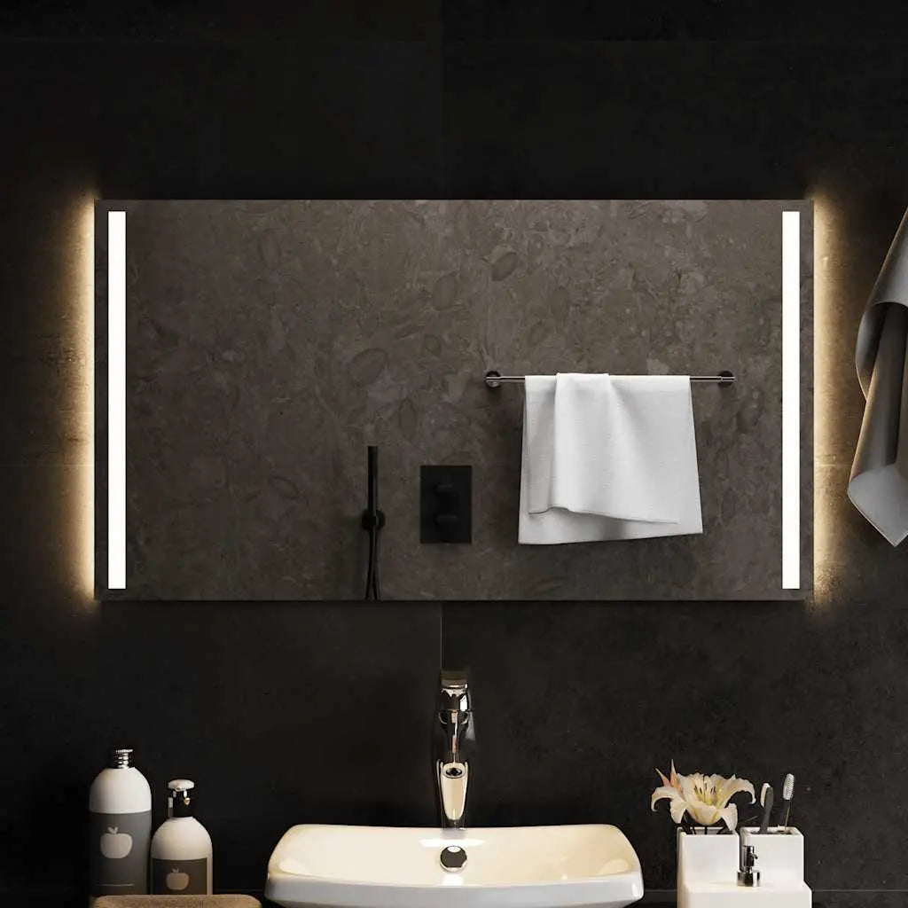 Vetonek Espejo de baño con LED 90x50 cm