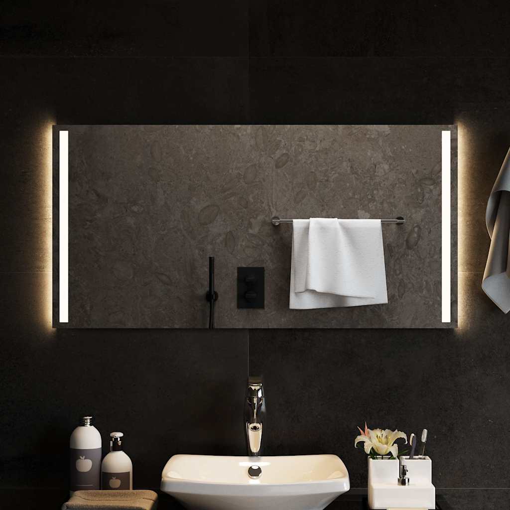 Vetonek Espejo de baño con LED 100x50 cm