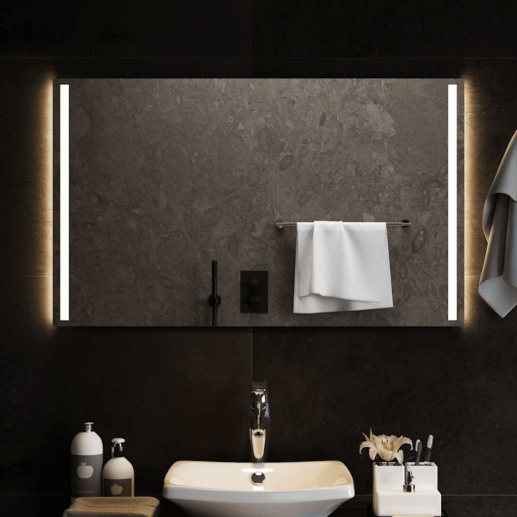 Vetonek Espejo de baño con LED 100x60 cm