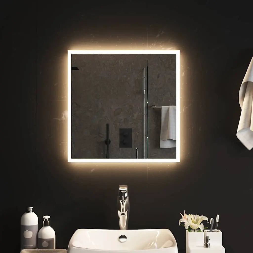 Vetonek Espejo de baño con LED 50x50 cm