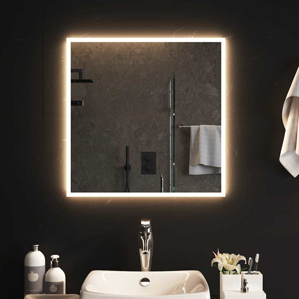 Vetonek Espejo de baño con LED 60x60 cm