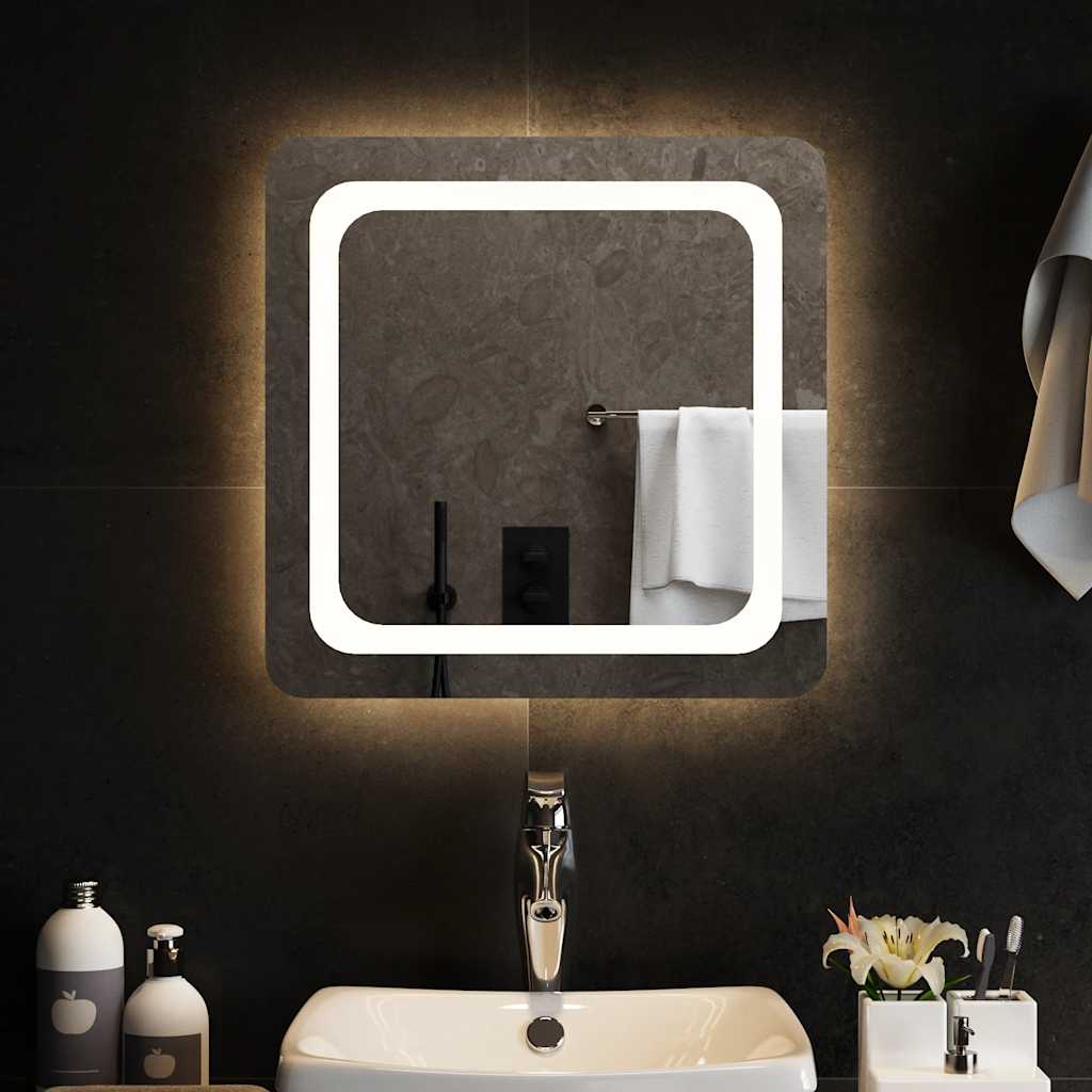 Vetonek Espejo de baño con LED 50x50 cm