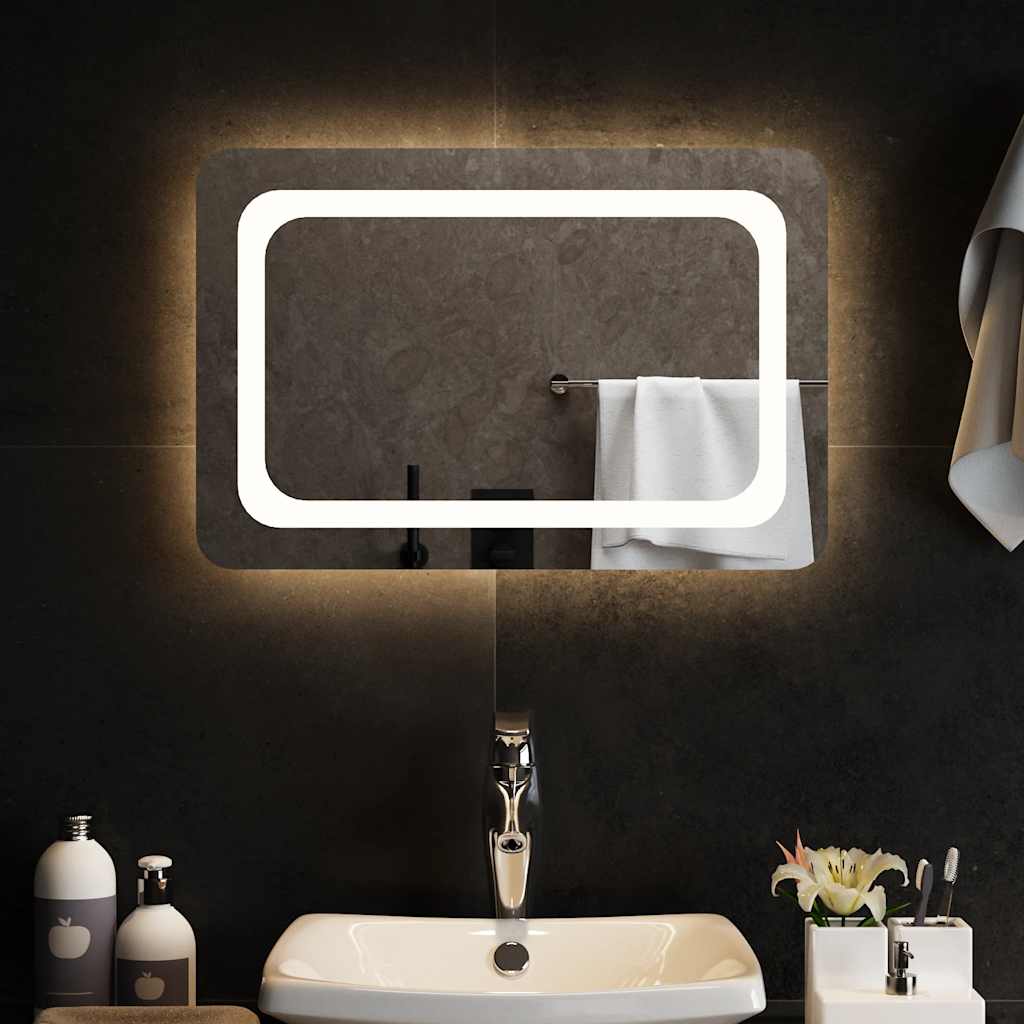 Vetonek Espejo de baño con LED 60x40 cm