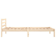 Estructura de cama sin colchón madera maciza de pino 90x200 cm v7432 - Vetonek