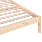 Estructura de cama sin colchón madera maciza de pino 90x200 cm v7432 - Vetonek