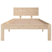 Estructura de cama sin colchón madera maciza de pino 90x200 cm - Vetonek