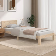 Estructura de cama sin colchón madera maciza de pino 90x200 cm v9665 Vetonek