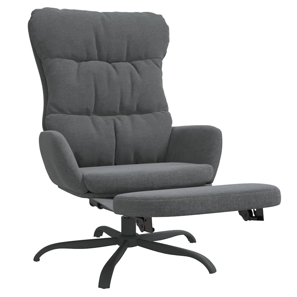 Relax armchair with light gray fabb bensapiés