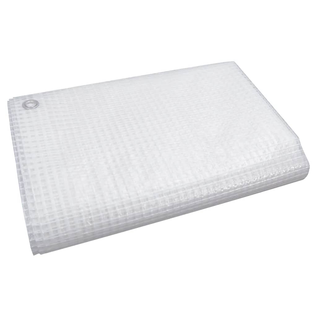 Lona de gasa de vuelta blanco 140 g/m² 4x6 m vidaXL